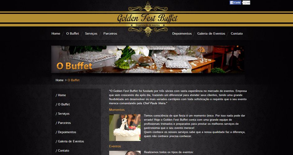 Golden Fest Buffet - Agencia Dub Criação e Desenvolvimento de Sites Zona Leste São Paulo