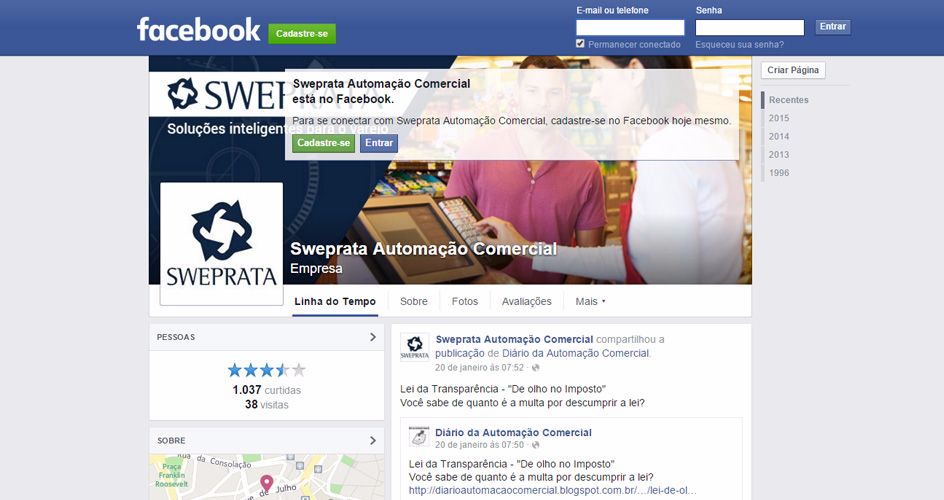 Sweprata Automação Comercial - Agencia Dub Criação e Desenvolvimento de Sites Zona Leste São Paulo